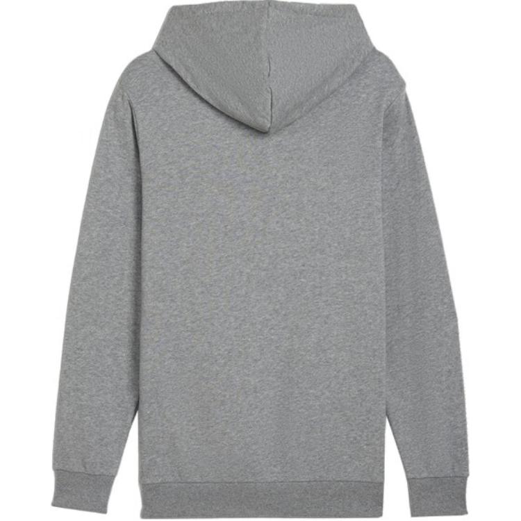Puma Comfortable Simple Skin-Friendly Printed Hoodie Men Hoodies Gray 682504-03