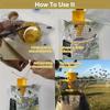 Water-Soluble Hanging Fly Trap Bags, Non-Toxic Insect Catcher for Outdoor, Effective Fly Wasp Mosquito Bug Killer Pest Control