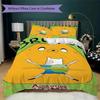 Adventure Time Anime Pattern Bedding Uilt Set Uilt Cover Pillowcase Home Decoration Birthday Gift (1 * Duvet Cover + 2 * Pillowcase  Without Core)03