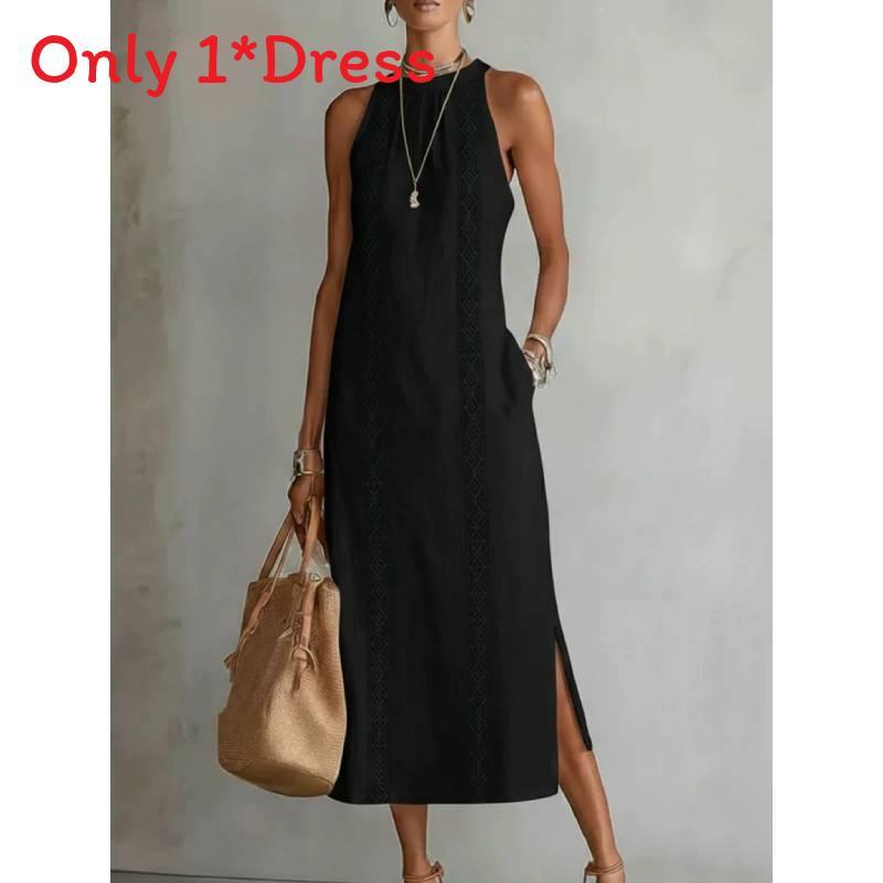 Polyester Solid Color Loose Long Shirt Dress For Casual Wear And Summer Fashion