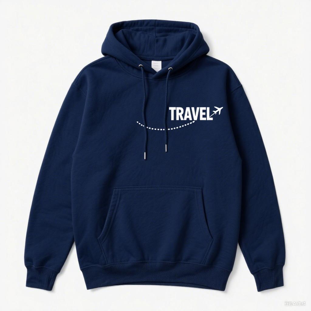 Men's Black Travel Airplane Graphic Casual Loose Pullover Sweatshirt for Autumn/Winter new sweatshirt men's hooded sweatshirt