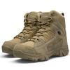 Large Size Medium and High Top Desert Boots Wild Camping Training Boots Outdoor Hiking Boots Hiking Boots Men's Sand Color