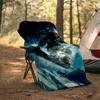 ski Theme Printed Blanket - Perfect for Couch, Bed, Travel & Outdoor Use | Machine Washable, Cozy & Durable.