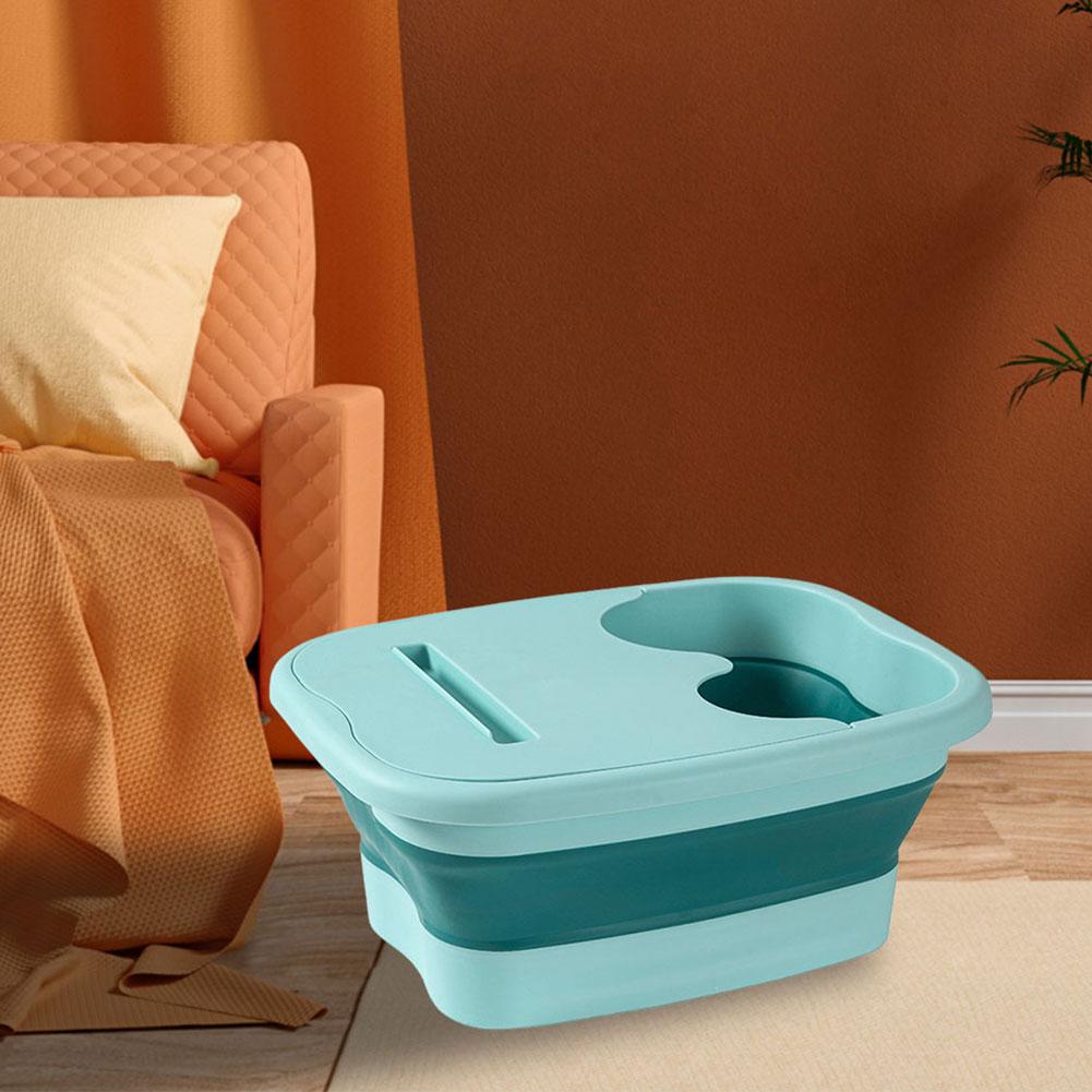 Portable Foot Soaking Bath Tub Easy To Store Foldable Foot Bath Tray Collapsible Foot Soak Bucket for Relaxing and Pain Relief