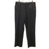 70s Striped Pattern Slacks Pants Charcoal Gray Men's Used