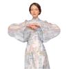 2024 Elegant French Slimming Dress with Flared Sleeves & Waist Tie for Women