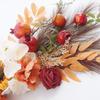 Artificial Flower Lintel Swags Silk Cloth Floral Swag for Wedding Arch Decoration Wine Red