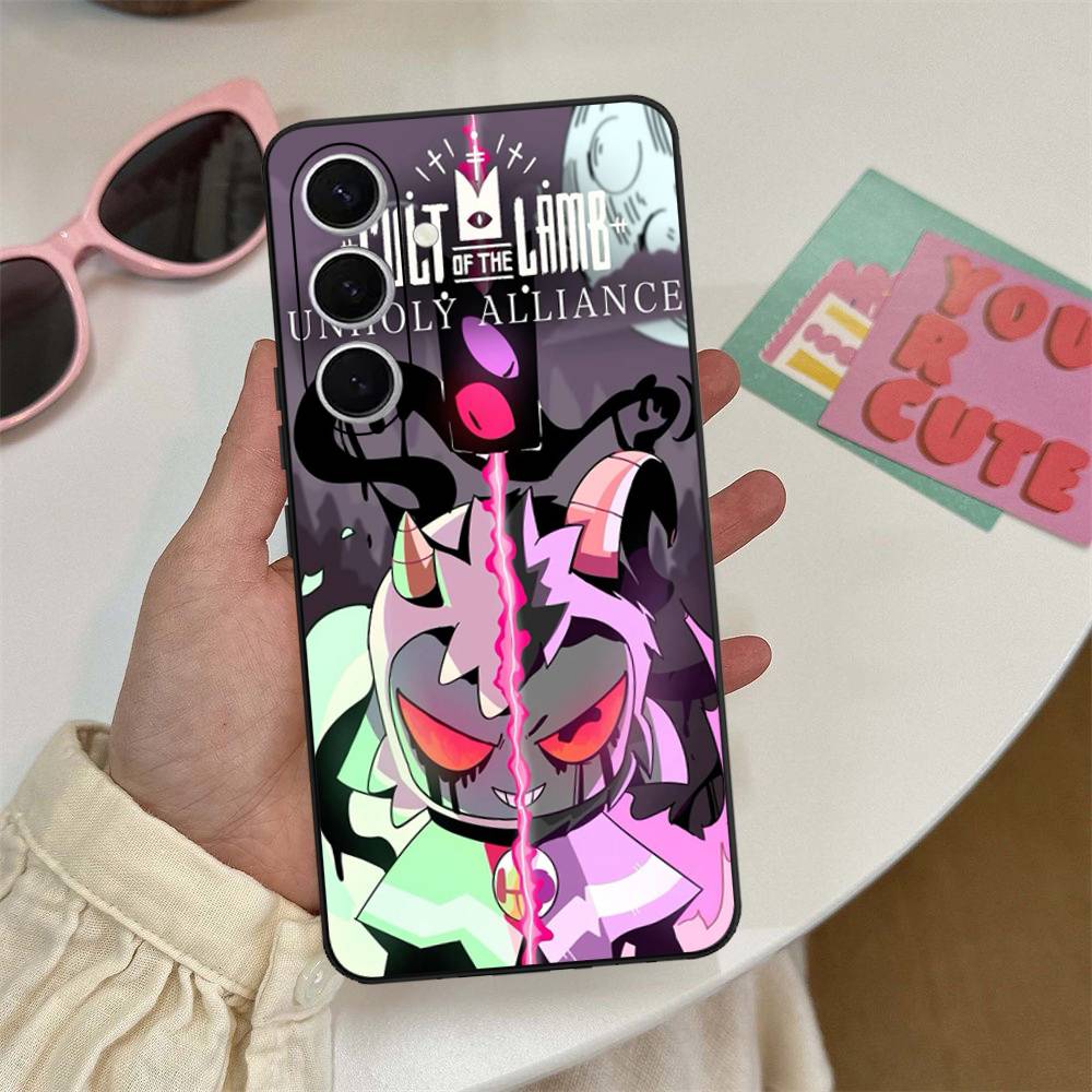 C-Cult of The Lamb Game Phone Case For Samsung S 24 fe 25 Ultra plus 20 lite 21 30 22 23 24 22 Ultra 5G Fundas