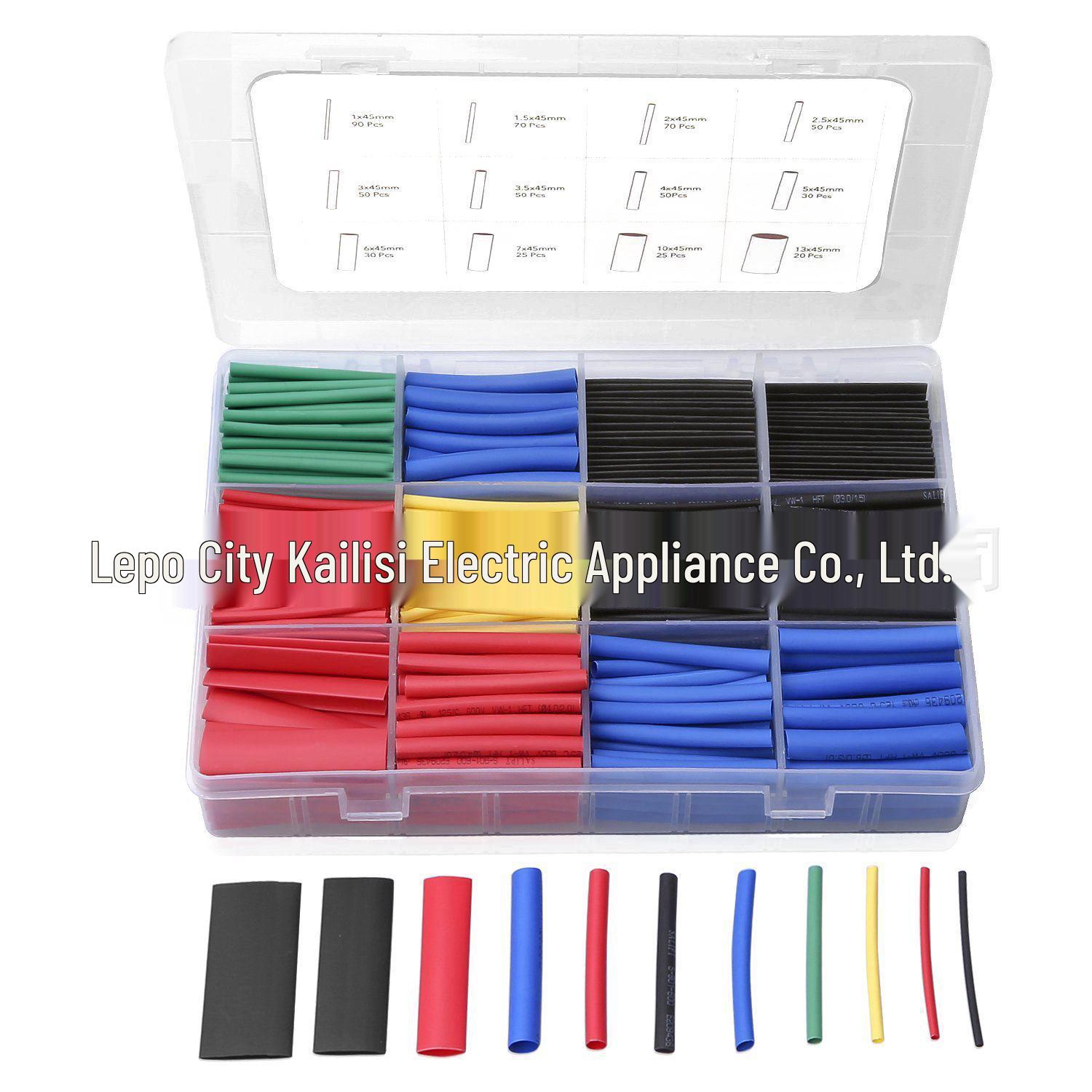 

560PCS Colorful Heat Shrink Tubing Set for Wire Protection Bagged Set