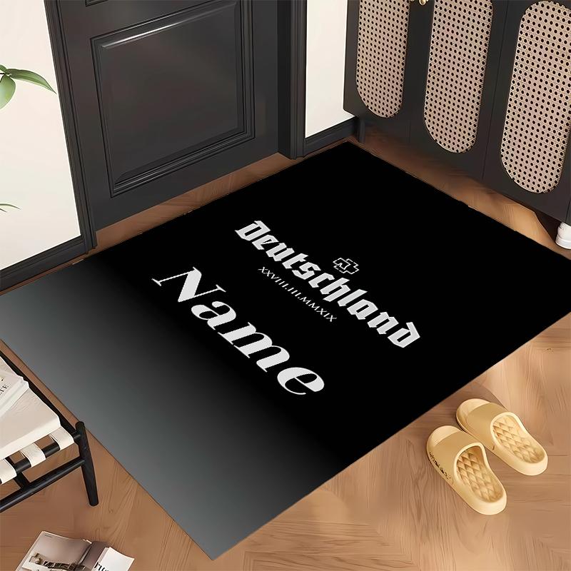 Rammstein (1) Personalisierter Name Büro Teppich Stilvolle Dekoration für Wohnzimmer Schlafzimmer Küche