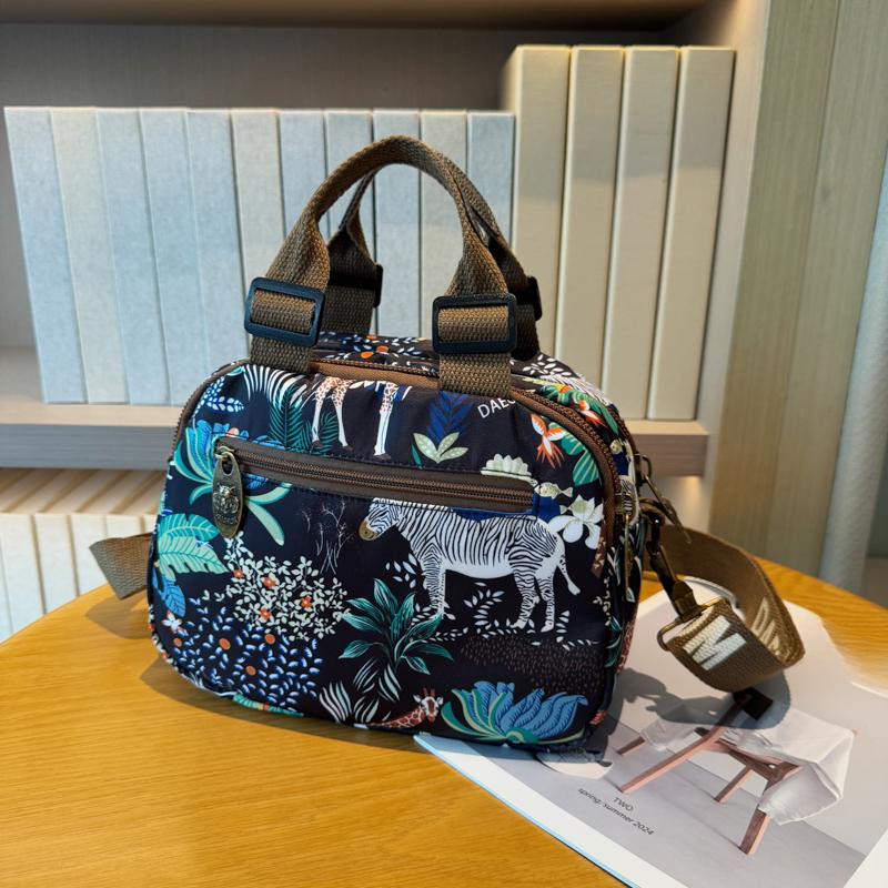 Shopper Printing Small Shoulder Bag 2025 Summer Women'S Crossbody Messenger Bag Ladies Leisure Versatile Tote Bag