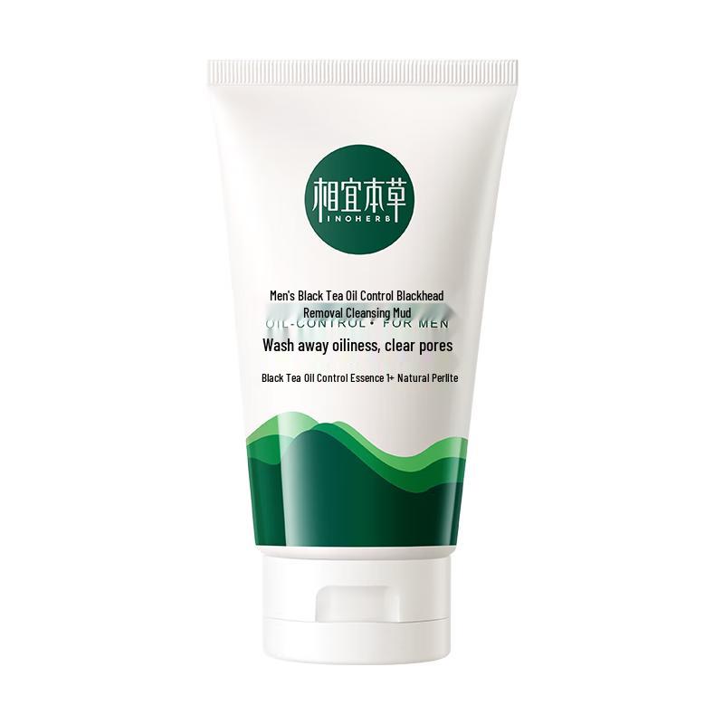 

Inoherb Men s Black Tea Oil Control Anti-Acne Facial Cleanser