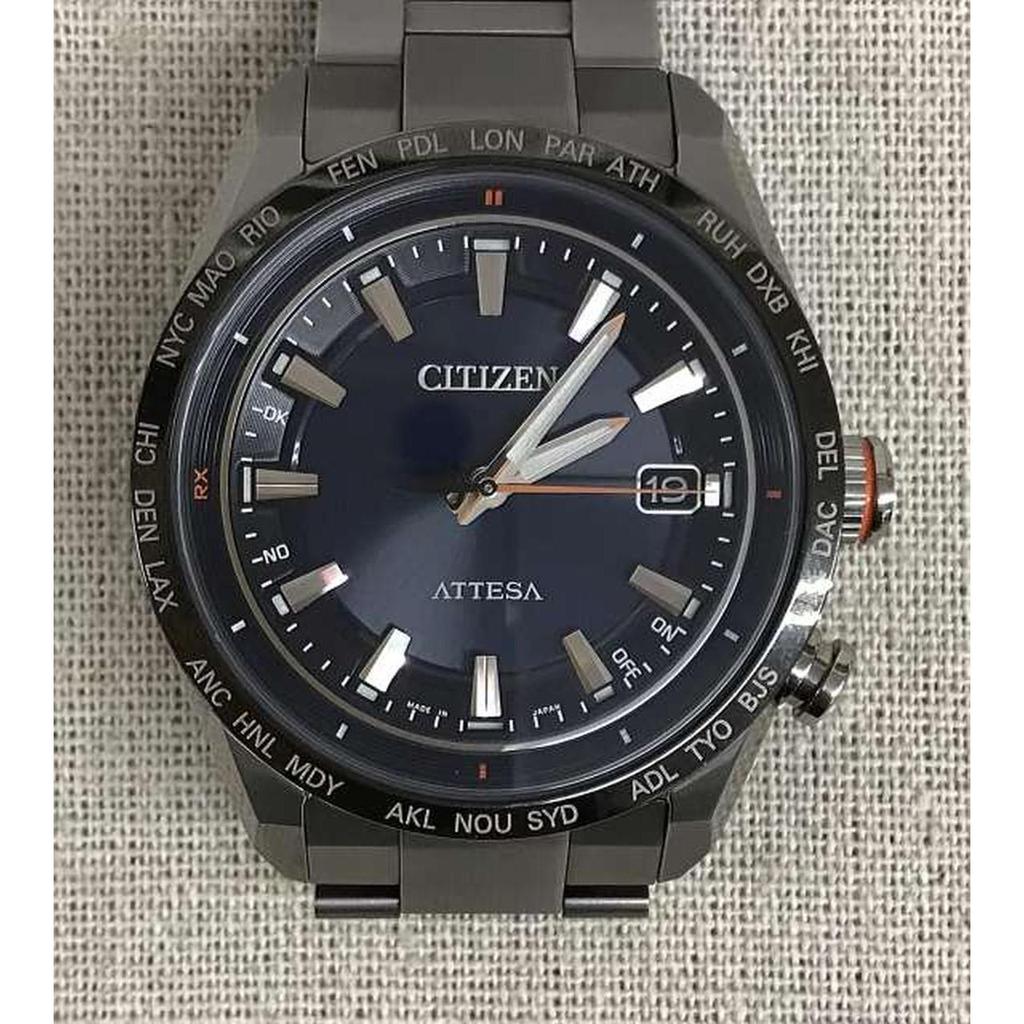 Used CITIZEN ATTESA CB0287-68L H145-007JD02 Solar Radio-controlled Watch