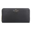 Kate Spade KC578 Black Madison Saffiano Leather Large Continental Round Zip Wallet for Women [Outlet] [Brand] [Used]
