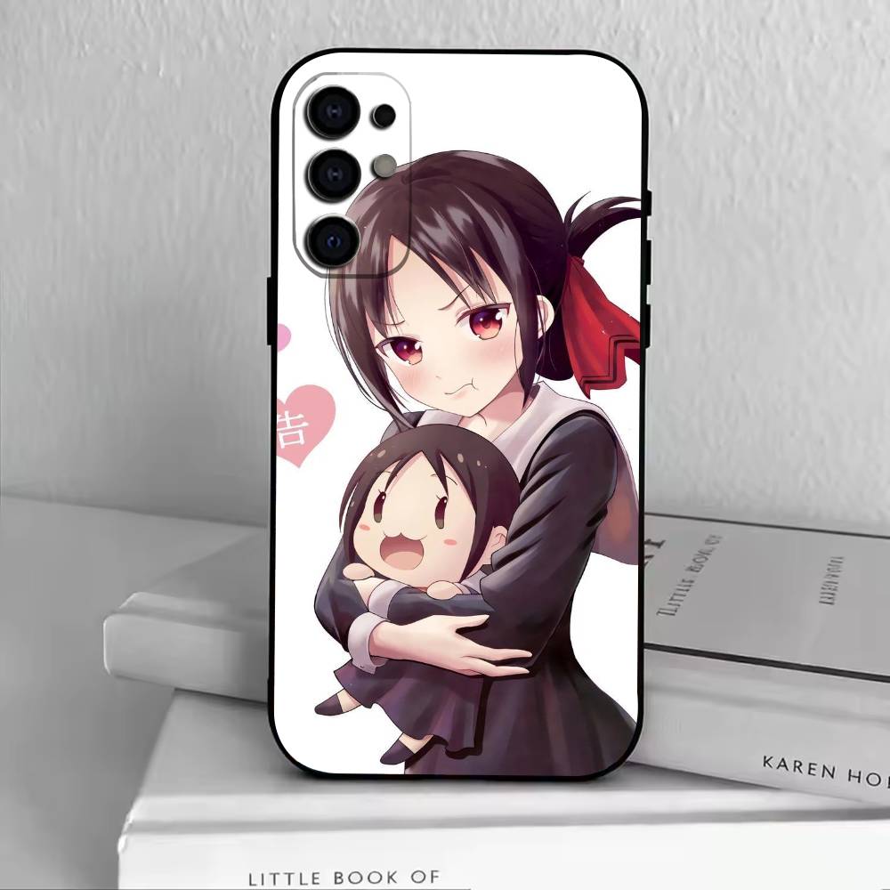 Love Kaguya-sama Phone Case For Samsung S25,S24,S21,S22,S23,S30,Ultra,S20,Plus,Fe,Lite,Note,10,Black Cover