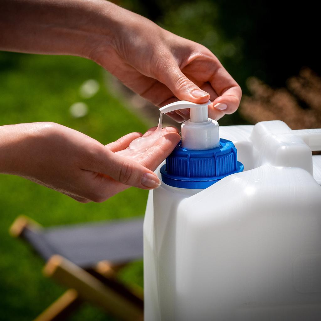 KADAX Water Canister Washbasin Container Canister Soap Dispenser Liquids 20L With Tap