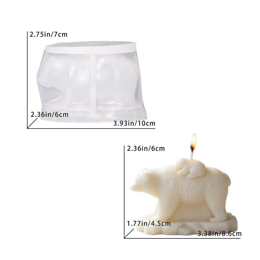 Tierseifenform Antihaft-Heimdekorationsform 3D-Kerzenform Charmant für Harzhandwerk DIY-Heimdekoration Seifenherstellung