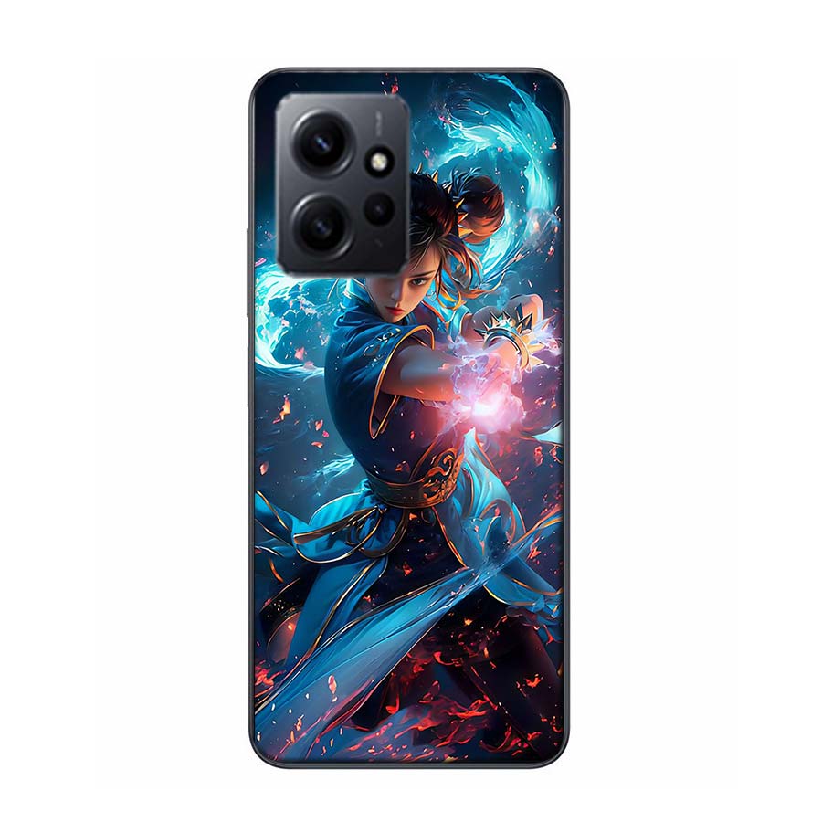 Game Anime Ch-Chun Li Phone Case For Redmi Note 14 15 Pro 5G 13 12 Pro Plus 11 11T 11E 11S 10 Pro 10S 9 9S Cover Cell Clear TPU