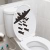PVC Material Toilet Decoration Sticker Removable Bathroom Decor Sticker  Living Room