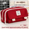 Girls Pen Case Spacious Durable Fabric Organizer For Middle School Students Stationery