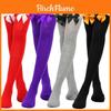Japanischer Stil Überknielange Socken mit Schleife Sexy Hohe Röhrensocken Für College-Mode Reibungsbeständige Polyesterfaser