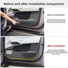 For XPENG G6 2026 Car Door Anti Kick Panel ABS Carbon Fiber Pattern Anti Kick Panel for Armrest Box Modify Car Accessories