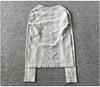 Damen Schnelltrocknendes Langarm Yoga Top - Atmungsaktives, Figurschmeichelndes, Hochelastisches Fitness-T-Shirt