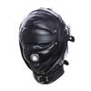 Pink Black SM Exotic Toy Fetish Slave Mouth Hood Blindfold Head Mask Party Bdsm Bondage Sex Toys Gothic Halloween Cosplay Mask