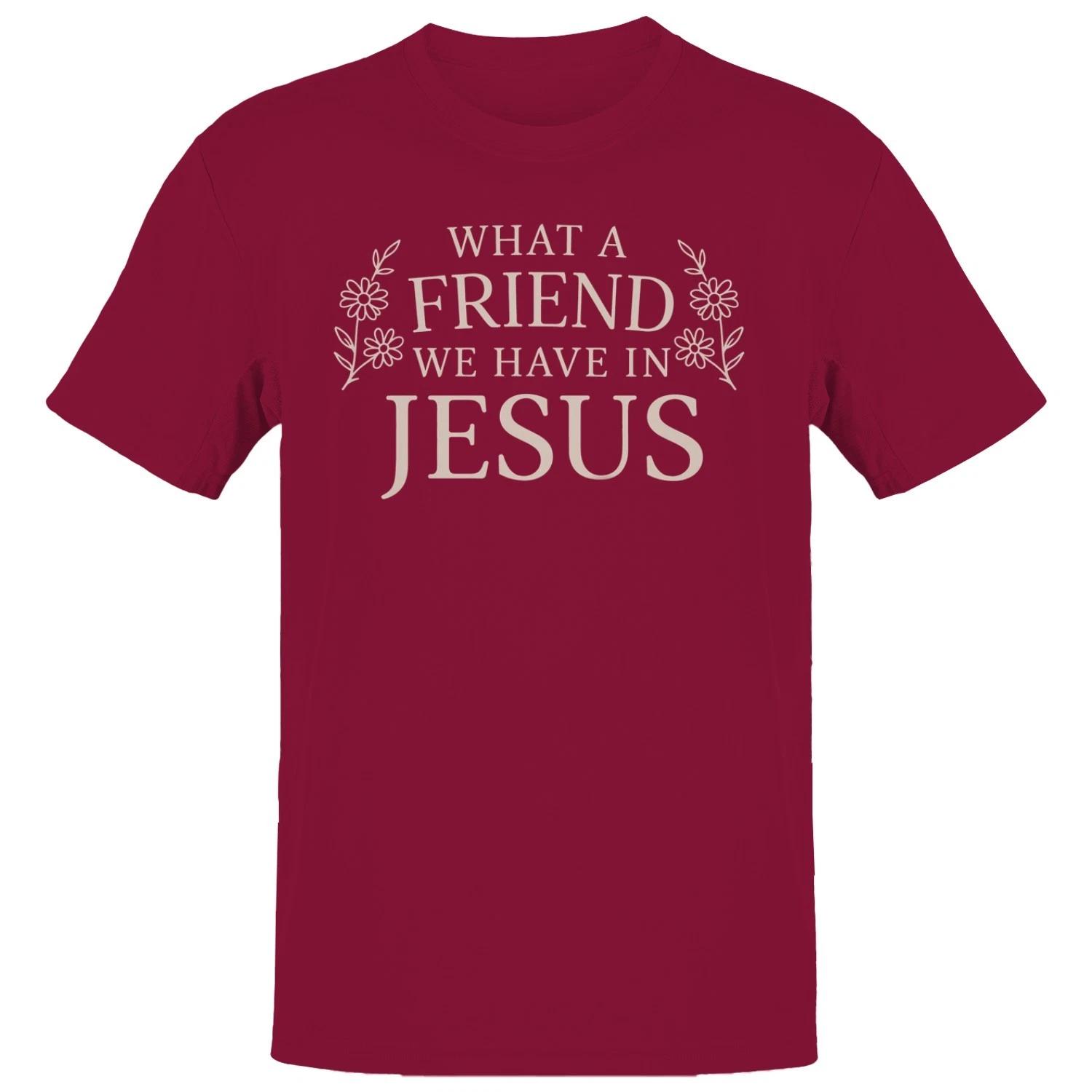 Jesus Is A Friend Quote Men s T-shirt XS