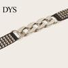 Waist Belt Elastic Wear Resistant Durable Super Comfortable Easy to Match Fitted Lightweight Exquisite Faux Leather Women for Daily