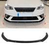 Front Bumper Lip Spoiler 3 Section Aerodynamics Bumper Lip Chin Diffuser Guard Replacement For Seat   MK5 Standard FR