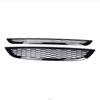 2Pcs Front Upper & Lower Grille Honeycomb Mesh Grille Cover Compatible With MINI One&COOPER R50 R52 R53 51137026202 51137133847 lzkpf00