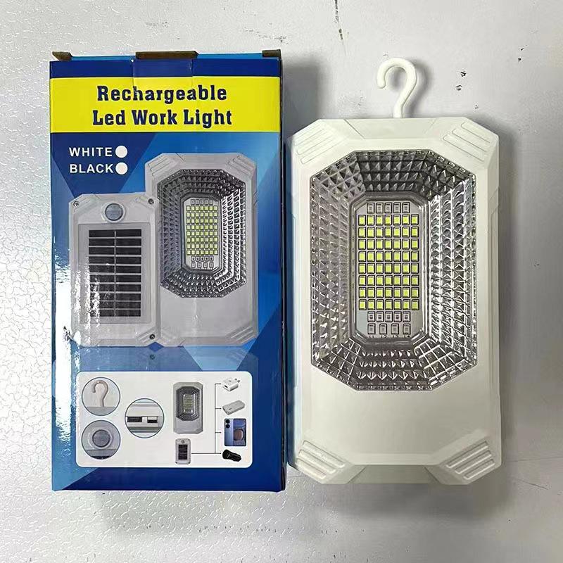 Rechargeable LED Solar Outdoor Lights for Street Stalls, Night Markets, Emergencies & Camping