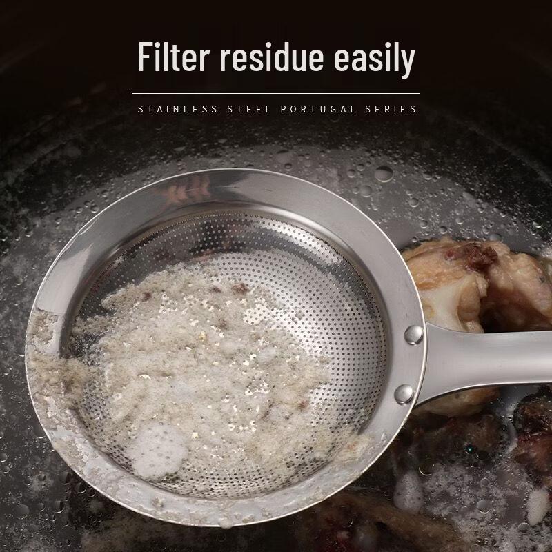 304 Stainless Steel Perforated Skimmer Spoon