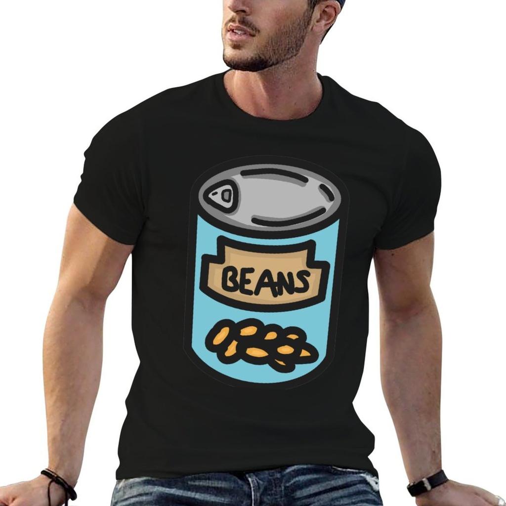 Beans (orange) T-Shirt Classic Crew Neck Cotton T-Shirt
