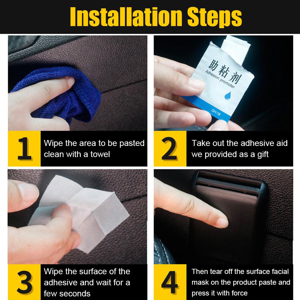 Auto Seat Crevice Card Ticket Storage Box Bracket Car Interior Accessories Universal Card Ticket Storage Box Holder