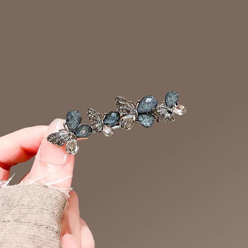 CHIMERA Rhinestone Butterfly Hair Clip One Size