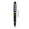 W89C Fountain Pen X159 Series Pen 0.5mm Fine Steel Nib Silver Clip Rotary Suction for Students Office Gift