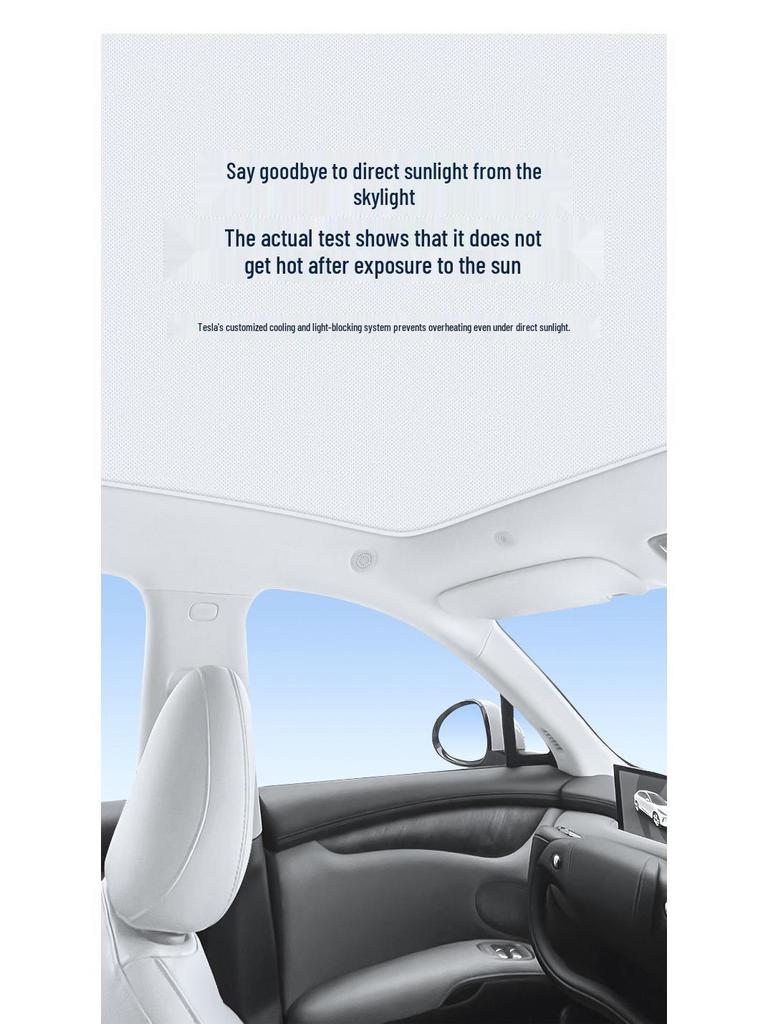 IM L6 2024 Model Sunroof Static Sunshade: Heat Insulation, Sun Protection, Privacy & Opaque Camping Baffle.