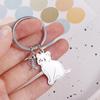 Couple Lovers Cat Fish Keychain Key Holder Kittens Keychain Funny Cat Key Ring  Bag Charm
