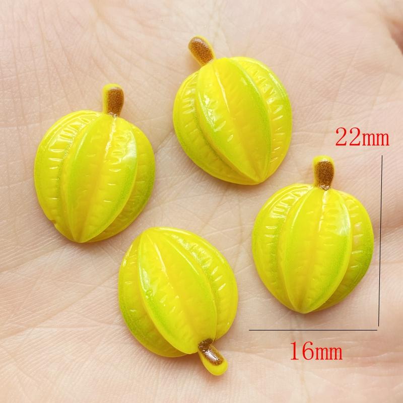 20Pcs Kawaii Cute Mixed Mini Fruit Series FlatBack Resin Cabochons Scrapbooking DIY Jewelry Craft Decoration Accessories G59