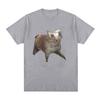Funny Russian Cat Meme Graphic Print T-shirt Men Women Cotton Casual Short Sleeve Oversized T-shirts Fashion Oversized Tee Shirt