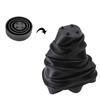 YUNPICAR Retractable Rubber Seal LED H4 Headlight Conversion Kit Dust Cover Dustproof Cover Set of 2 (Inner Diameter: 95/90/80/70/55mm)