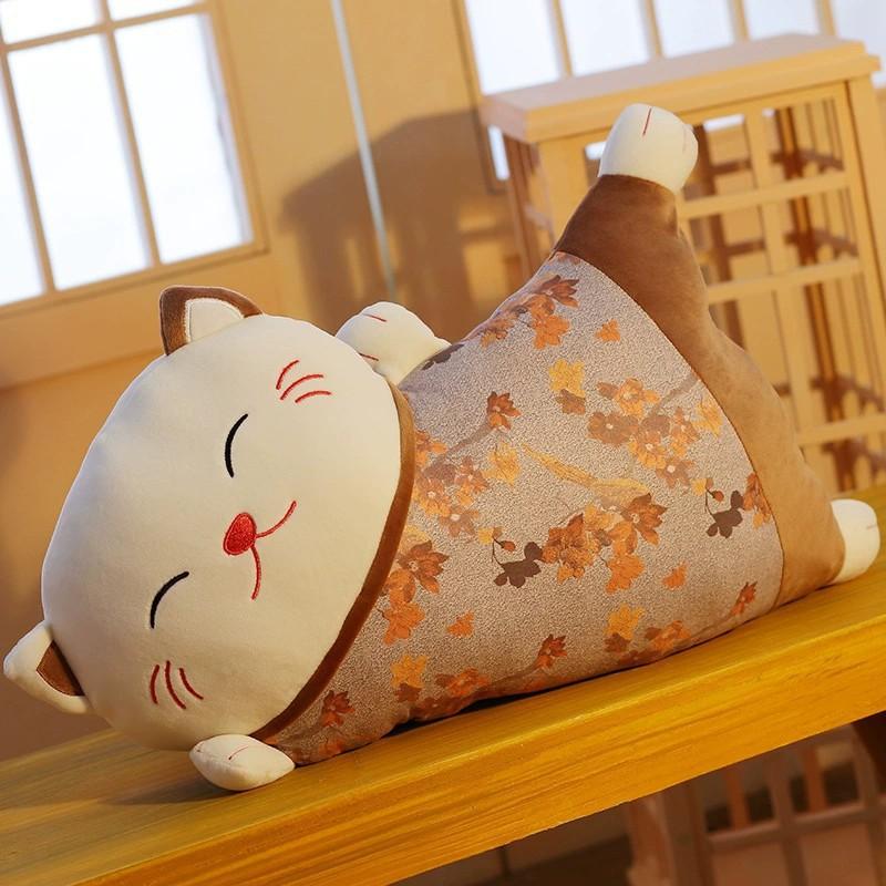 Kočičí polštář Kancelářský Dvouúčelový Dva v jednom Polštář na ochranu pasu Pohovka v obývacím pokoji Pasový polštář Odnímatelný Pratelný polštář Auto