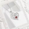 Irregular Heart-To-Heart Pendant Female Premium Overlapping Interlocking Love Necklace Premium Durable Quality