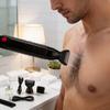 Electric Shaver Back Hair Trimmer With Usb Rechargeable Full Body Hair Removal Device For Men