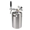 Mini butoi de bere Growler 5L din oțel inoxidabil sistem portabil de dozator sub presiune pentru acasă cu 60PSI