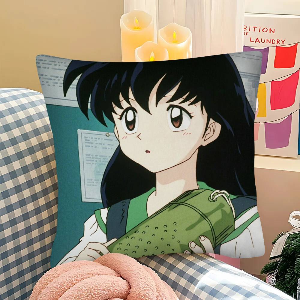 1Pc Maison Ikkoku Cartoon Pillow Case Fashion Square Pillowcase Bedroom Sofa Room Ins Decoration Leisure