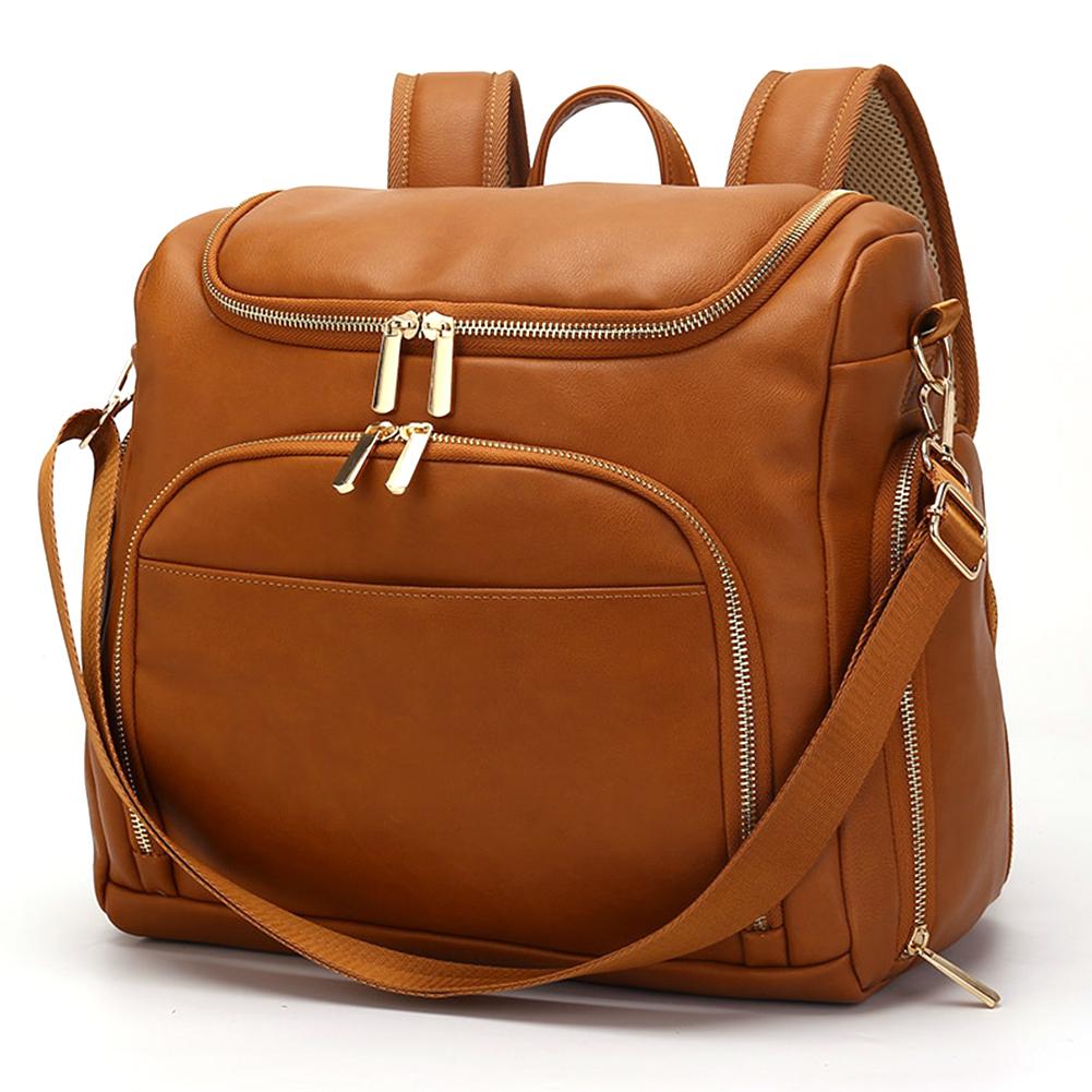 nappy backpack leather