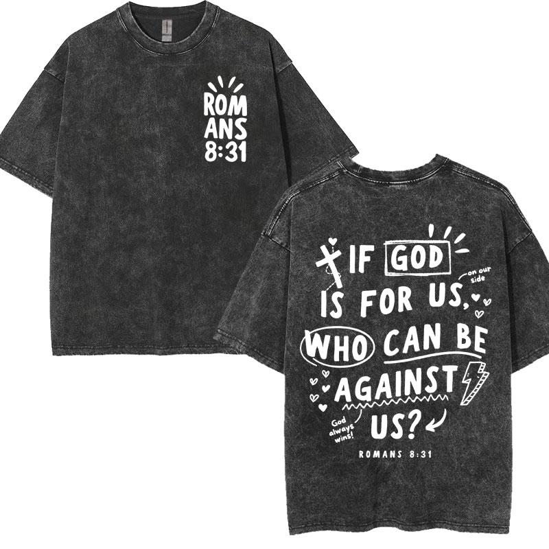 Washed Vintage Aesthetic Christian T-shirt Men's Jesus Died for Me Now I Live for Him Tee Shirt Unisex Fashion Oversized T Shirt